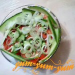Салат из крабовых палочек и свежих огурцов рецепт с фото
