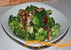 Салат с беконом и брокколи рецепт с фото