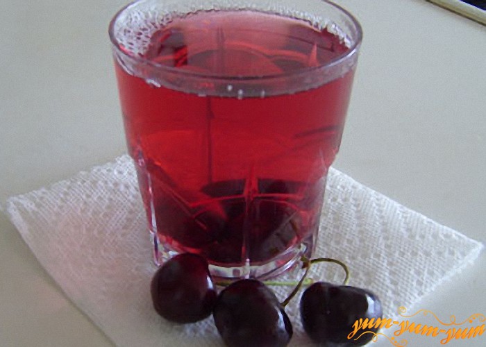 напиток из вишни готов