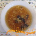 Рецепт горохово-грибного супа