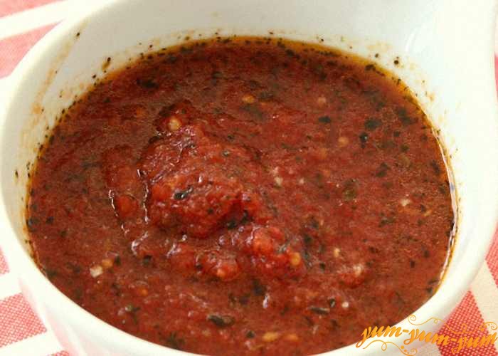 Готовый шашлычный соус из томатов