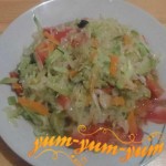 Рецепт овощного рагу с кабачками и капустой