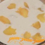 Рецепт творожного крема с персиками