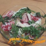 Рецепт приготовления овощного салата из огурцов и помидоров
