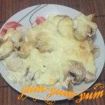Рецепт приготовления запеканки из грибов и цветной капусты