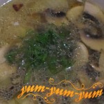 Рецепт приготовления грибного супа из шампиньонов