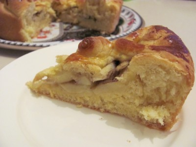 Дрожжевой пирог с яблоками